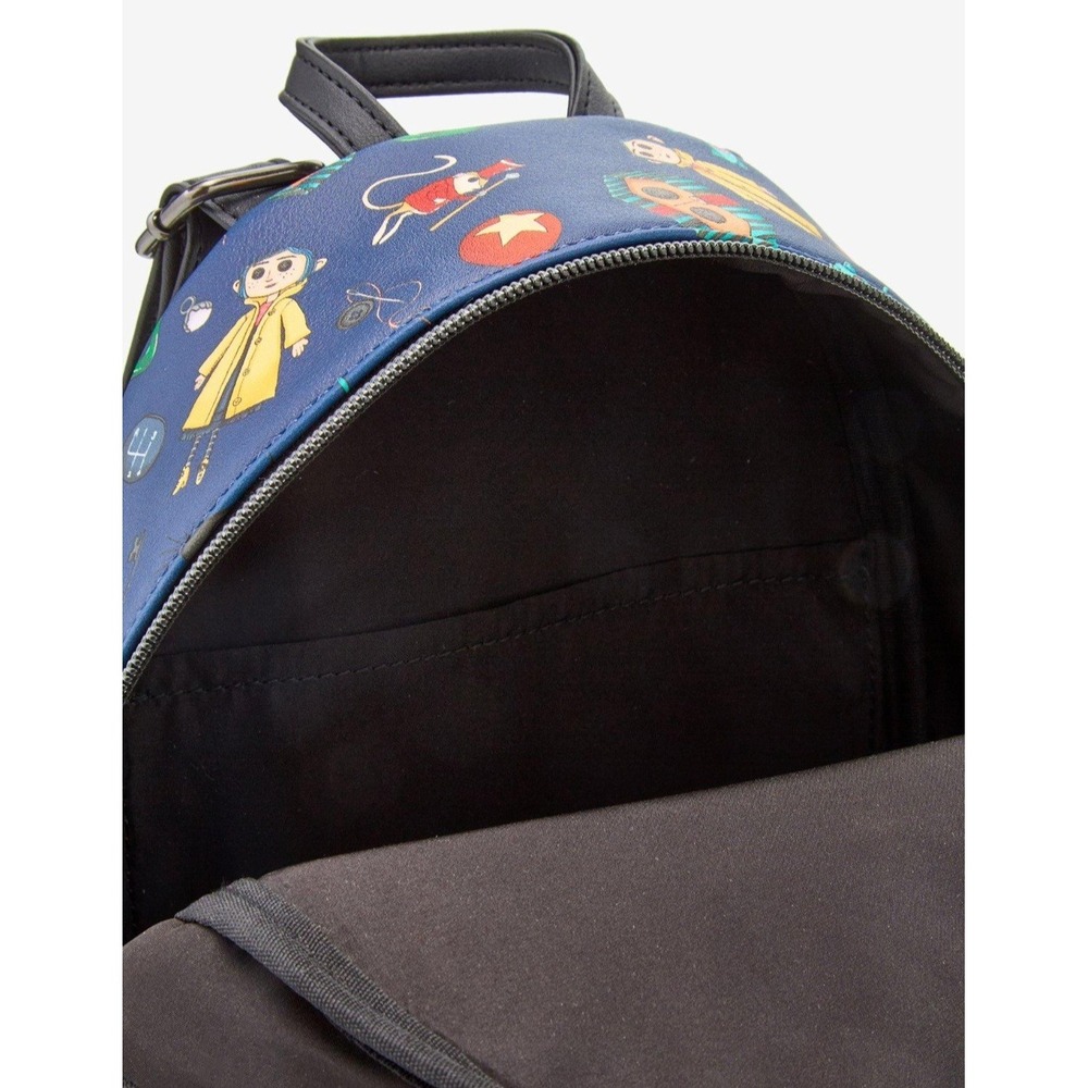 NWT Loungefly Coraline Icons Mini Backpack & Wallet Set Whimsigoth Grunge - Picture 5 of 9
